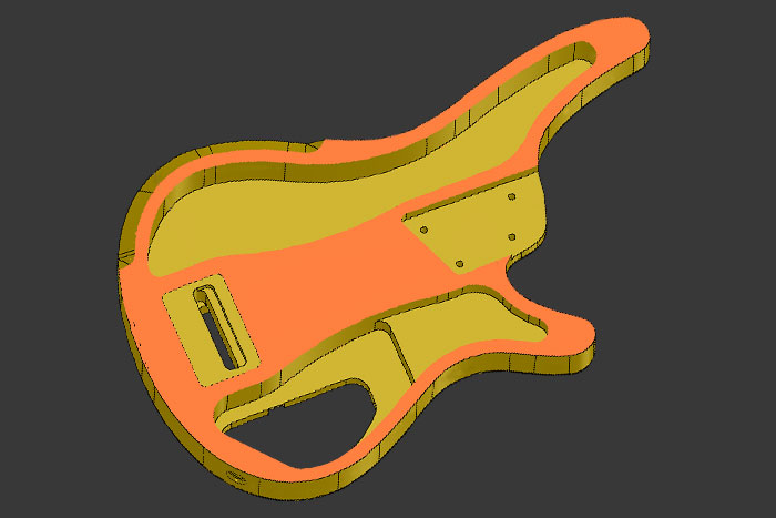 SRH Semi-hollow body construction