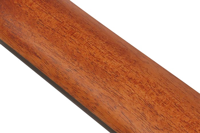 Low Oval Grip Thermo Aged&trade; African Mahogany neck with Rounded Fretboard Edge