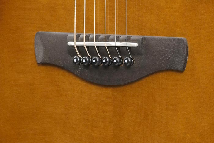 Thermo Aged&trade; Ovangkol Scalloped bridge