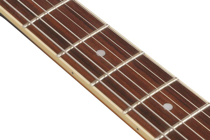 Rosewood fretboard