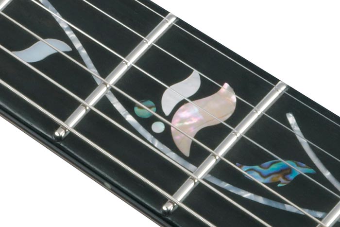 Jumbo Stainless Steel frets with Custom Shop fret edge treatment