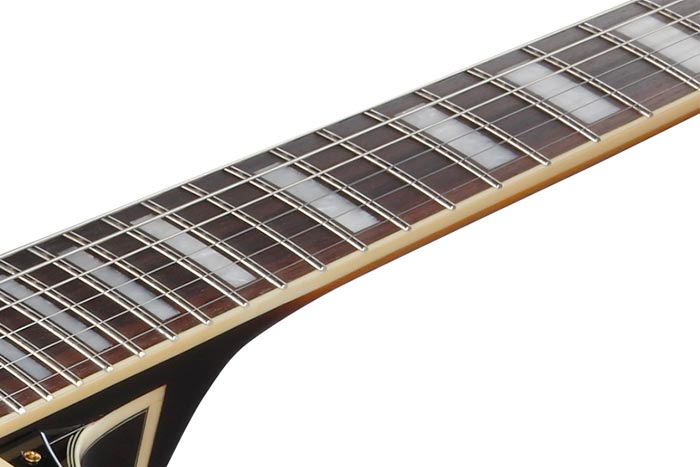 Rosewood fretboard