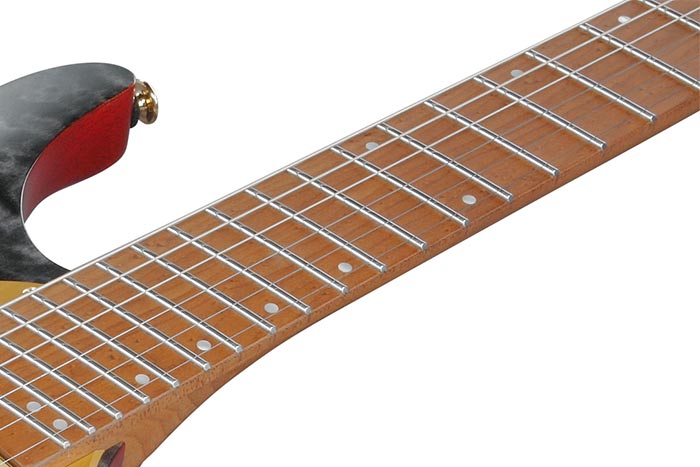 Roasted Birdseye Maple fretboard