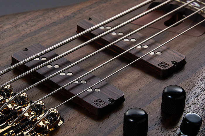 Nordstrand&trade; Big Single pickups with wood cover