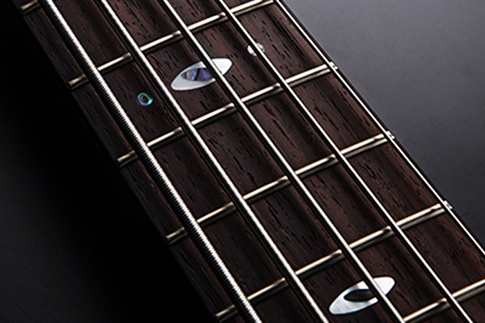 Medium frets with Prestige fret edge treatment