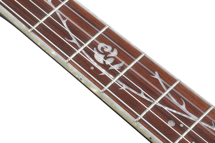Rosewood fretboard